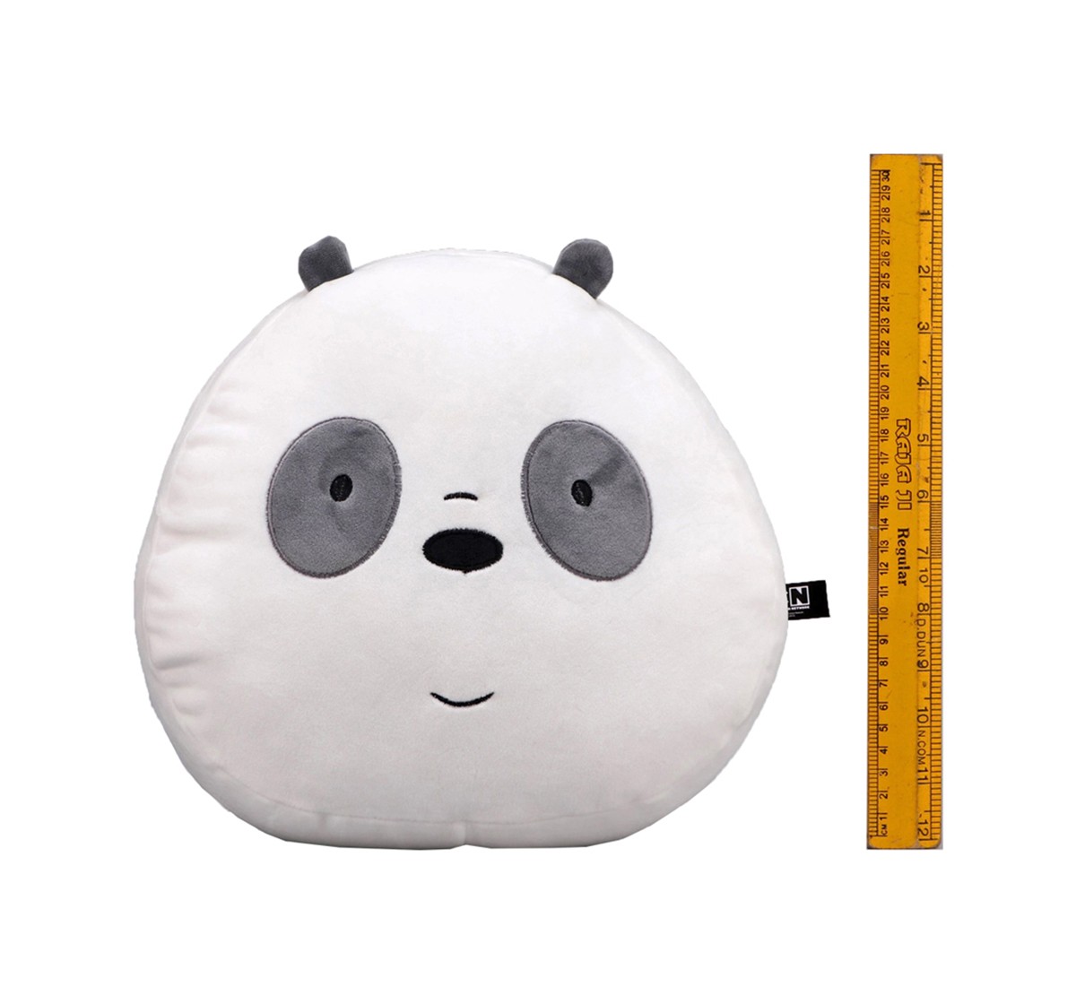 We Bare Bears We Bare Bear Smiling Panda Bear Face Plush 25 Cm Character Soft Toys for Kids age 1Y+ - 25 Cm 
