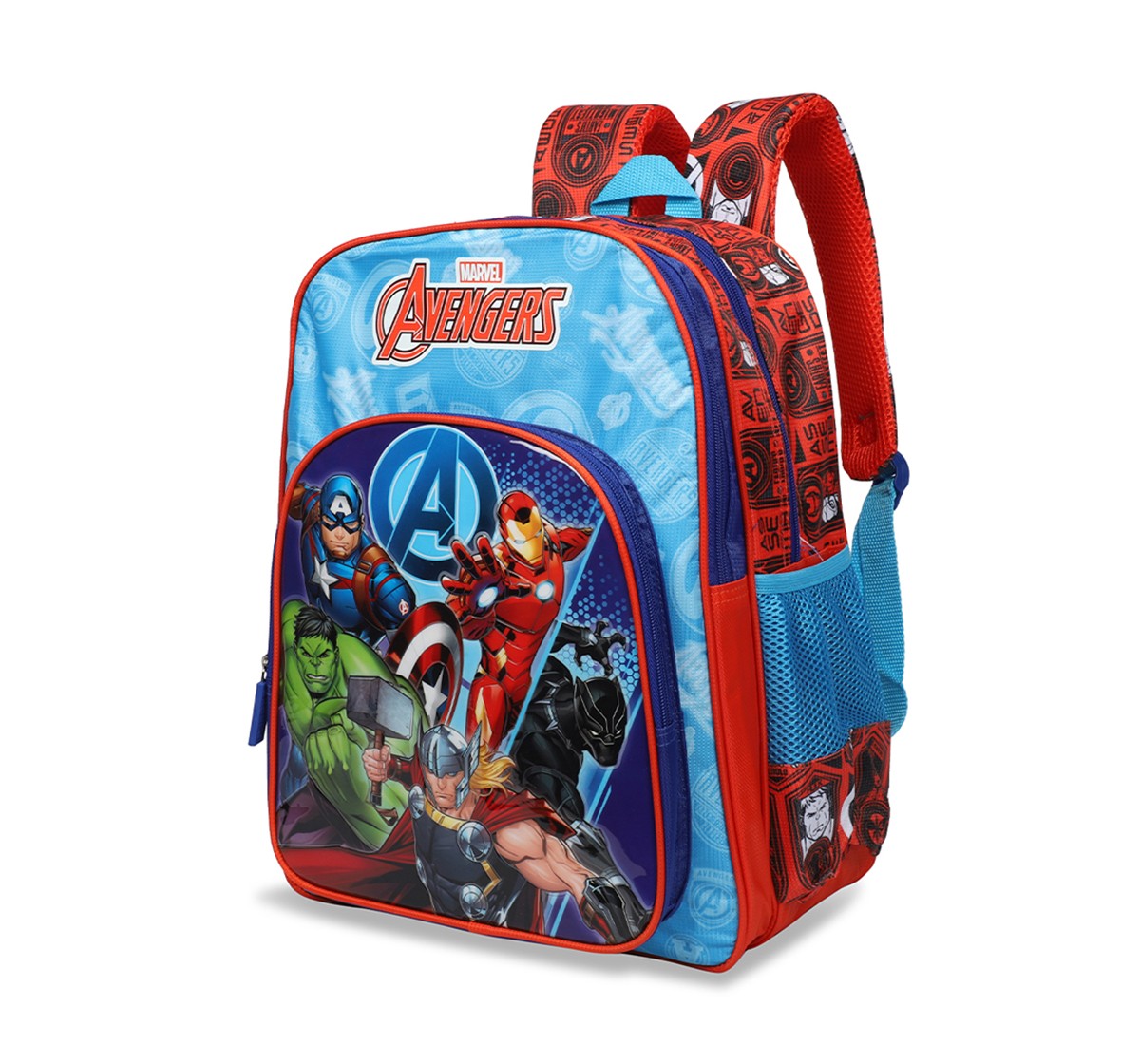Marvel Avengers Super Heroes Red & Blue School Bag 36 Cm Bags for age 3Y+ 
