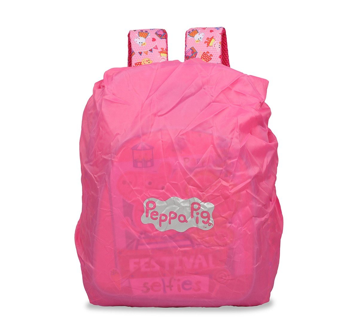 Peppa Pig  Festival Selfies  School bag 41 Cm  for Kids age 7Y+ (Pink)