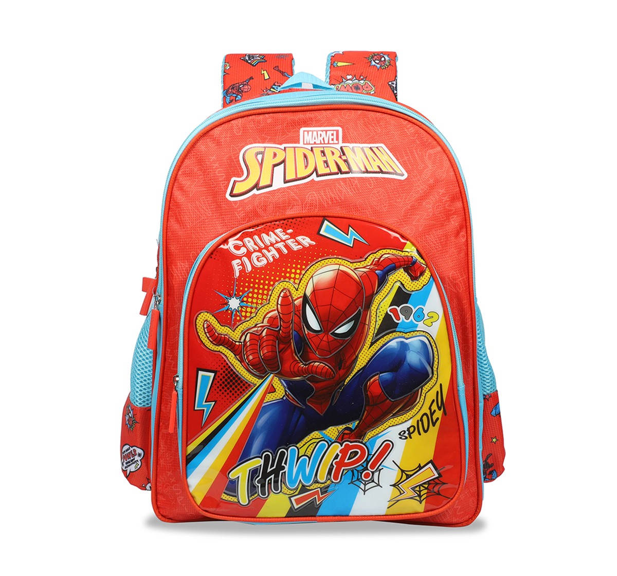 Buy Marvel Spiderman Crime Fighter School Bag 46 Cm for Boys Polyester ...
