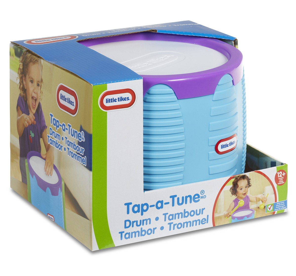 Little Tikes Tap-a-Tune Drum Musical Toys for Kids age 12M+ 