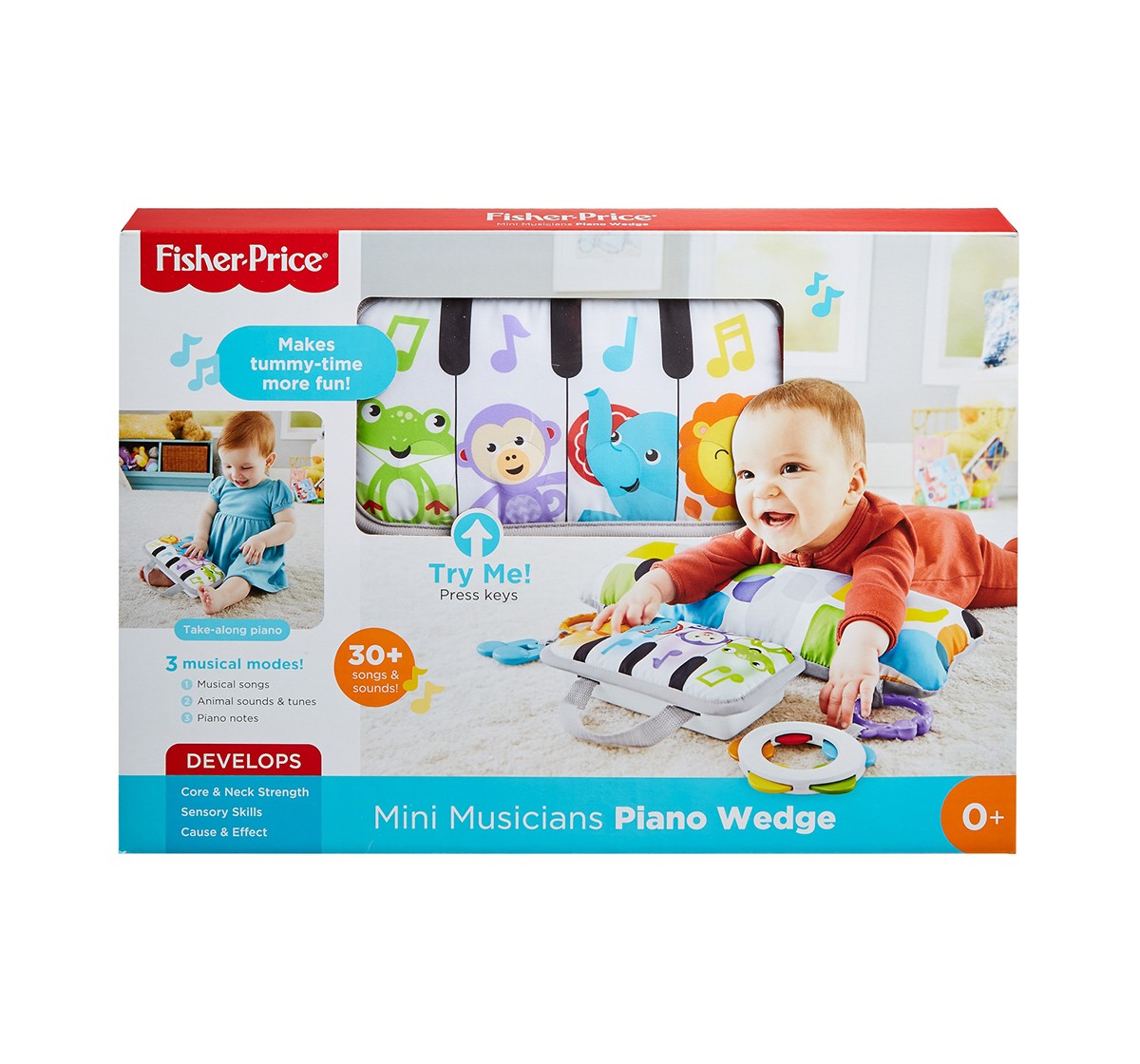 Fisher price Mini Musicians Piano Wedge Baby Gear for Kids age 0M+ 