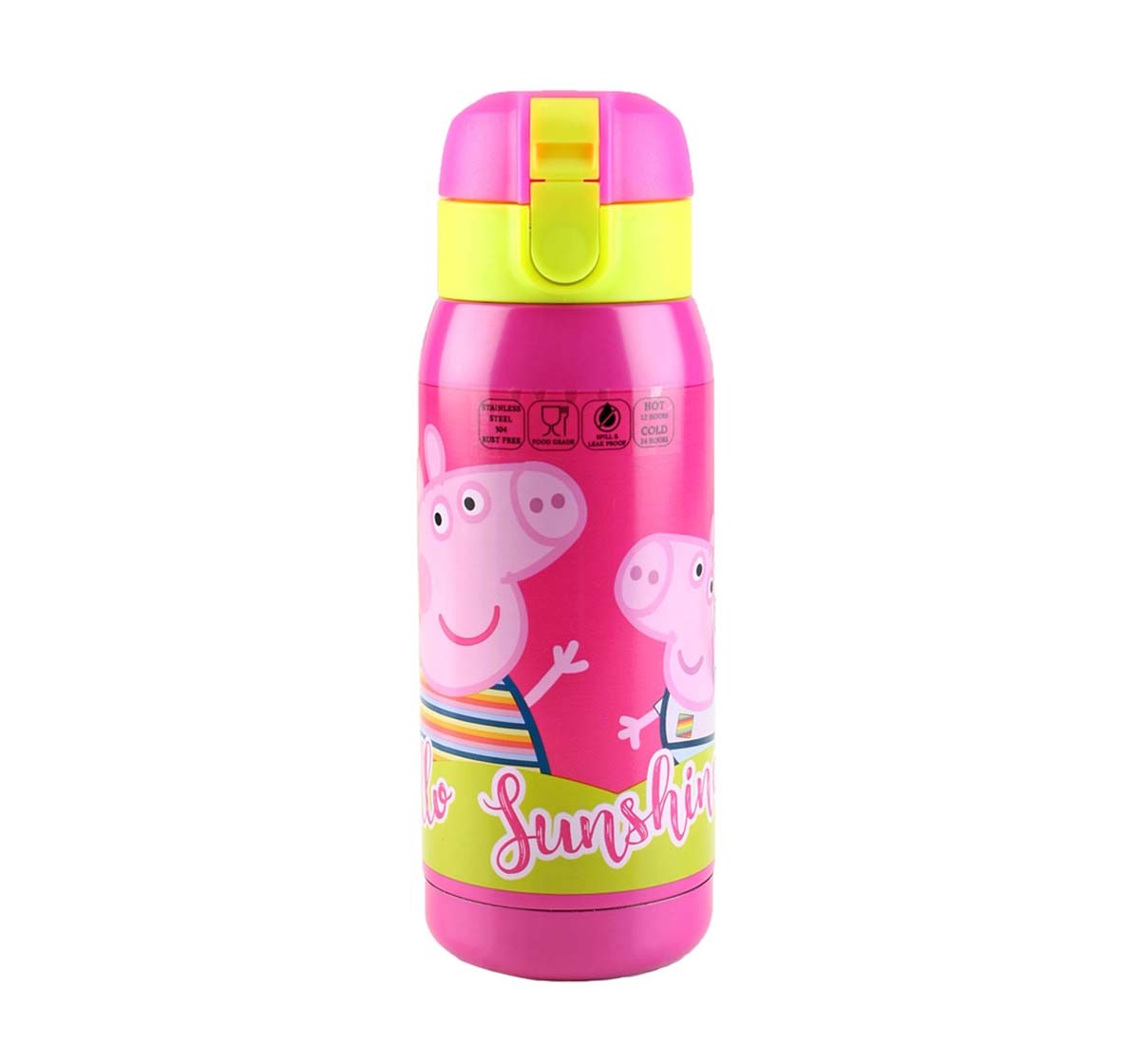 Excel Production Peppa Pig Sunshine Steel Inner Water Bottle 350 Ml Bags for Age 5Y+