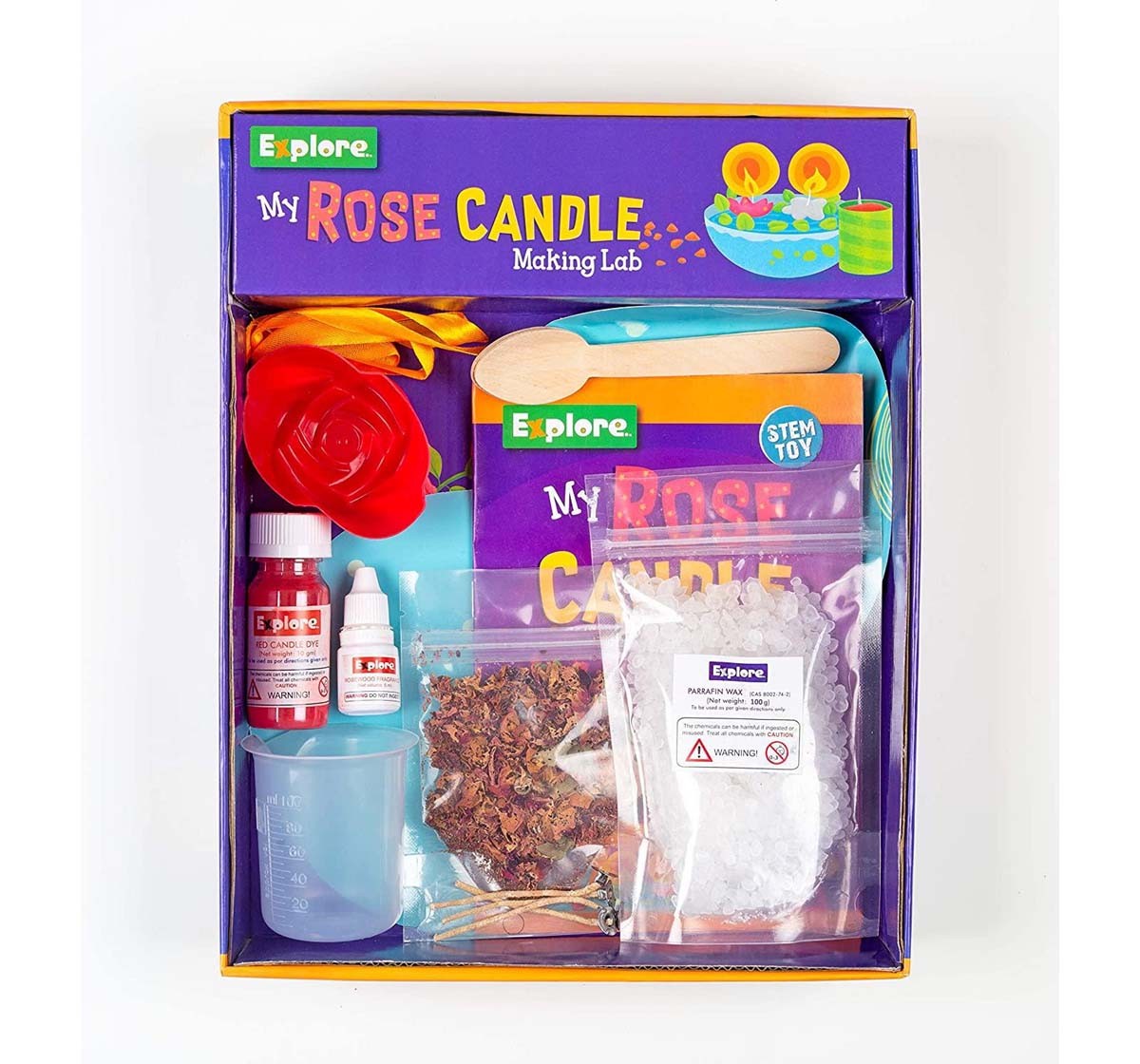 Explore - My Rose Candle Making Lab Science Kits for Kids Age 6Y+