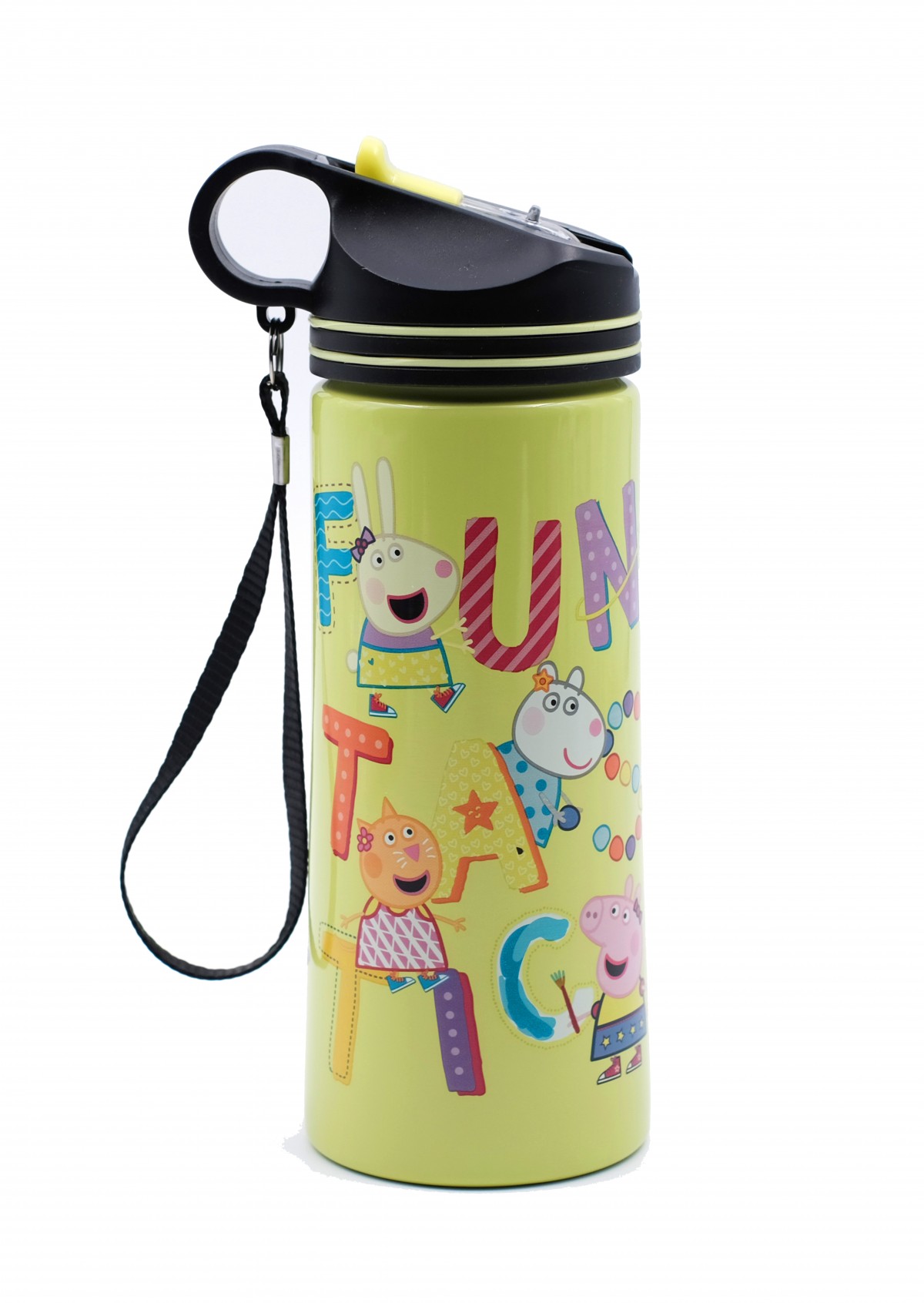 Youp Stainless Steel Peppa Pig Kids Water Bottle Hyower Multicolour 3Y+