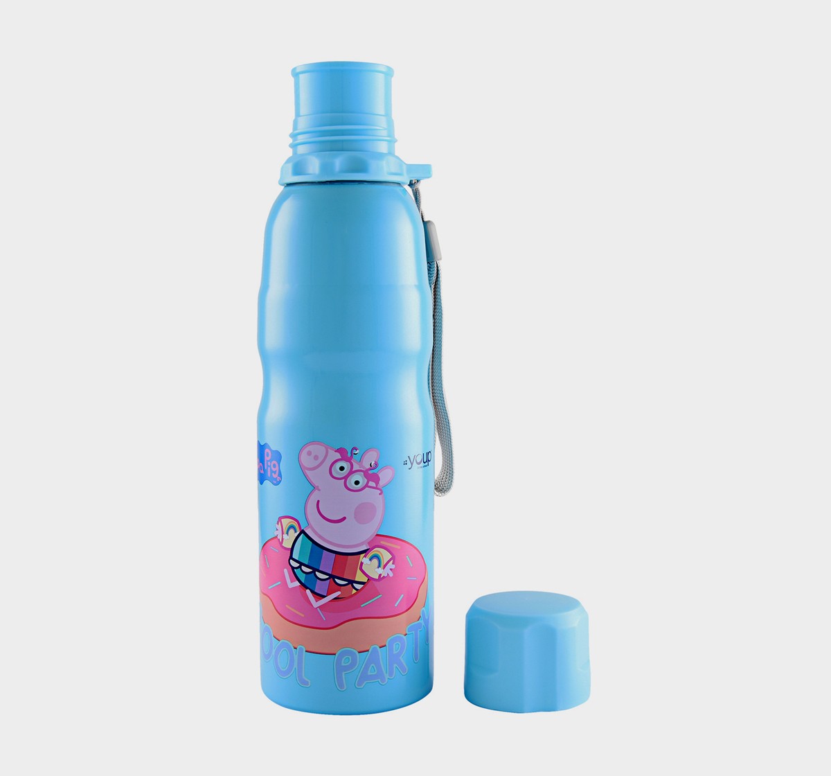 Youp Stainless Steel Peppa Pig Kids Water Bottle Harper Multicolour 3Y+ Assorted 