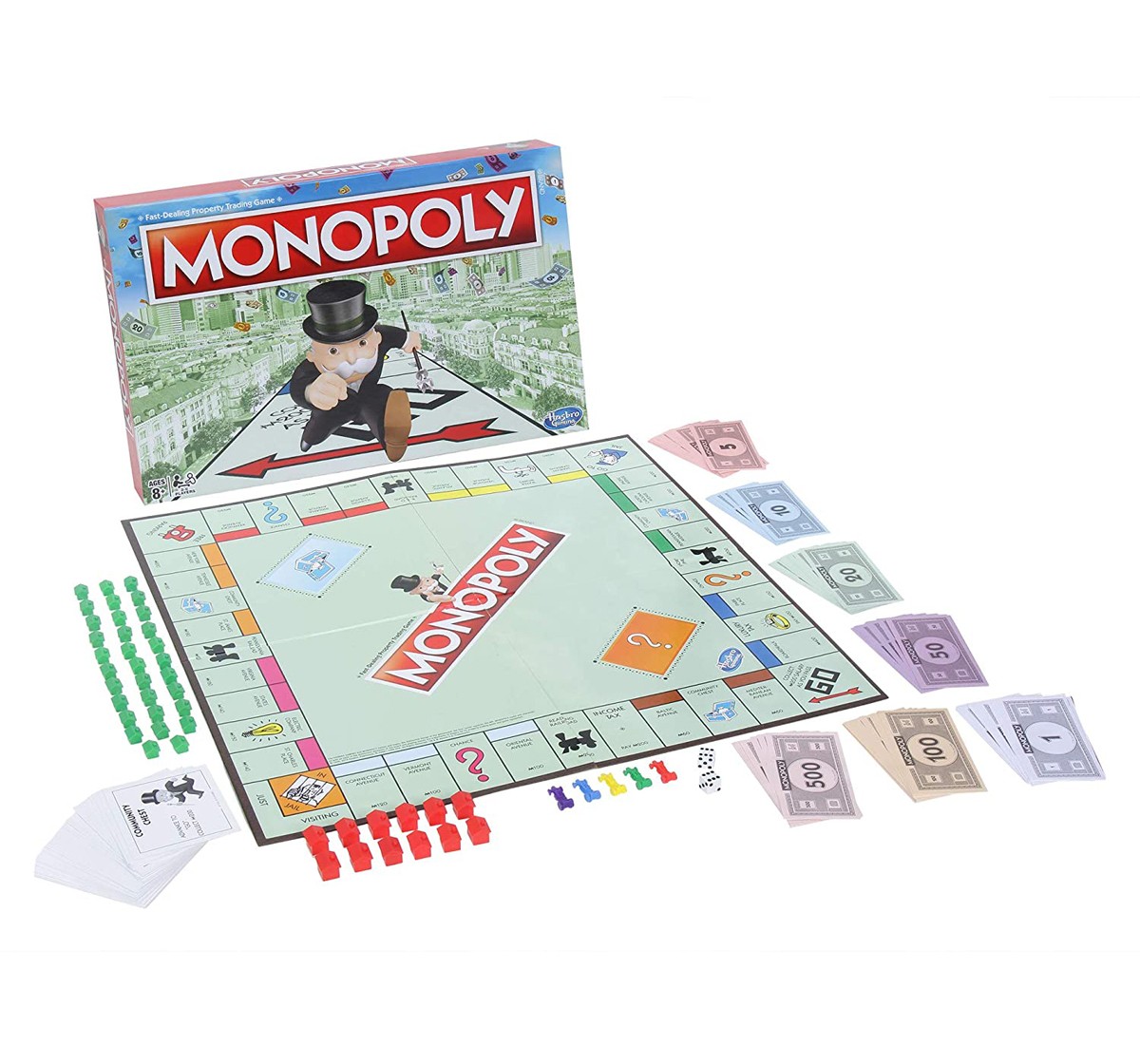 Shop Hasbro Monopoly Classic Board Game For Families And Kids Board Games  for Kids age 8Y+
