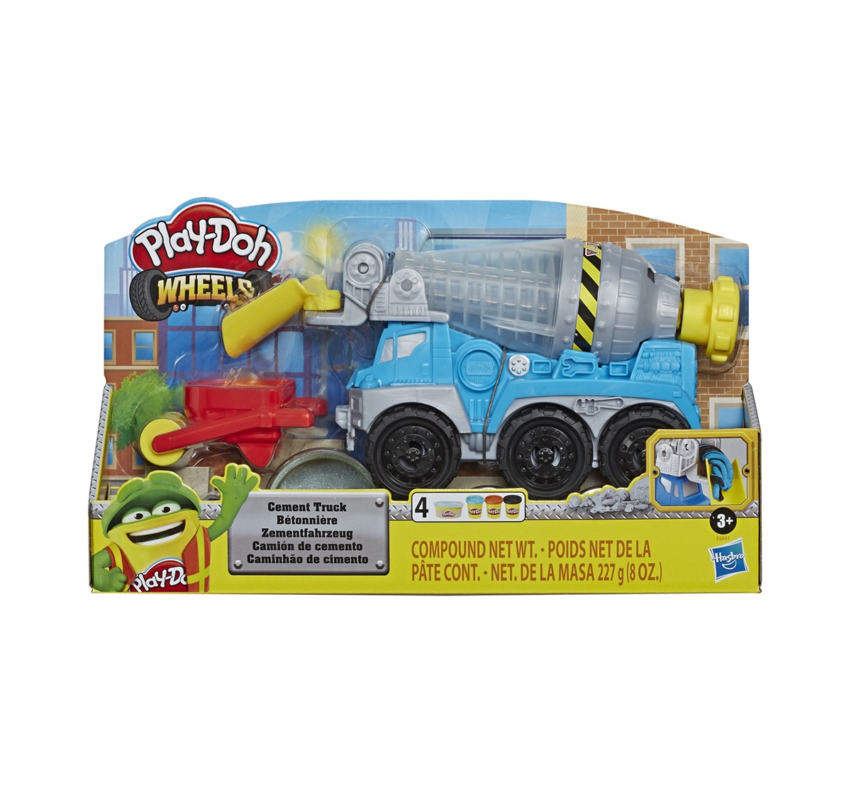 Play-Doh Cement Mixer Clay & Dough for Kids age 3Y+ 