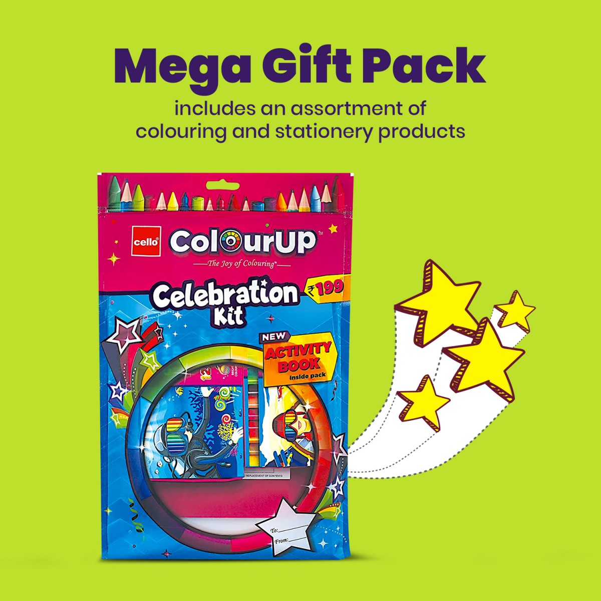 BIC CELLO Celebration Mega Gift Pack Multicolour 4Y+