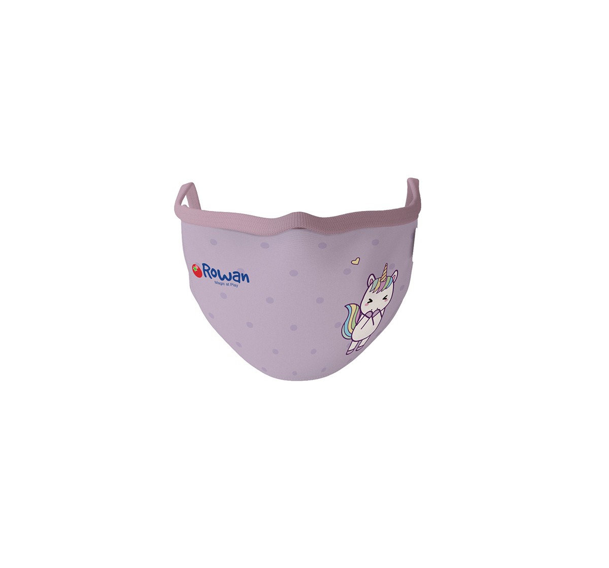 Rowan Unicorn Face Mask - Pack Of 1 Impulse Toys for Kids Age 4Y+ (Purple)