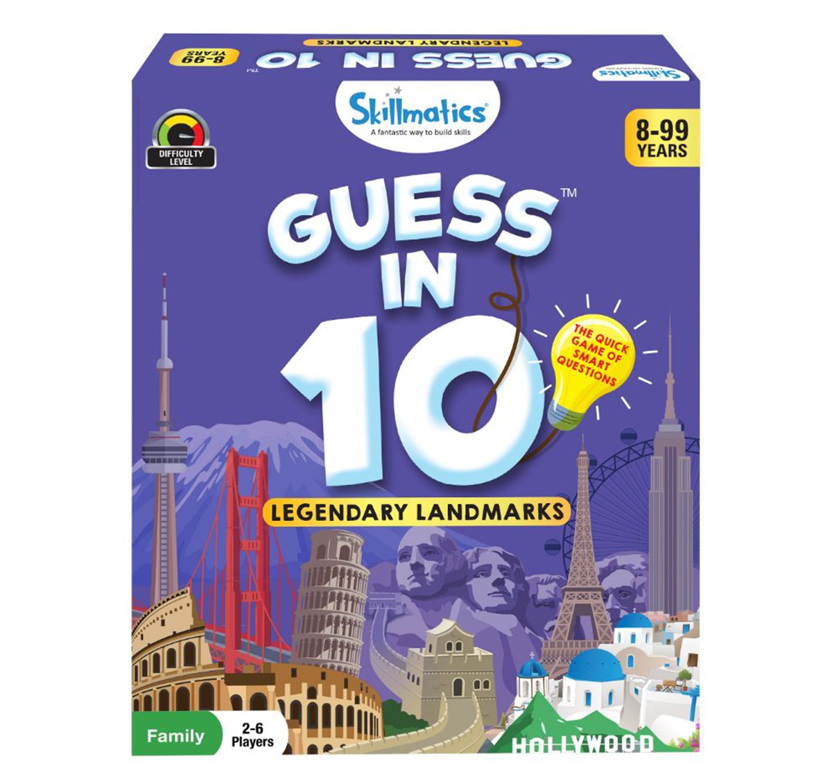 Skillmatics Guess in 10 Legendary Landmarks Paper card game Multicolor 3Y+