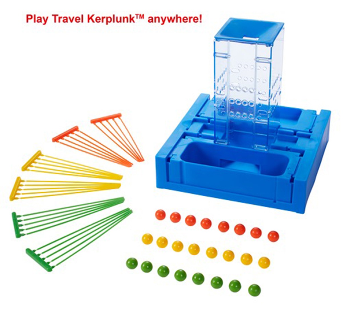 Mattel Games Travel Kerplunk,  6Y+ (Multicolor)