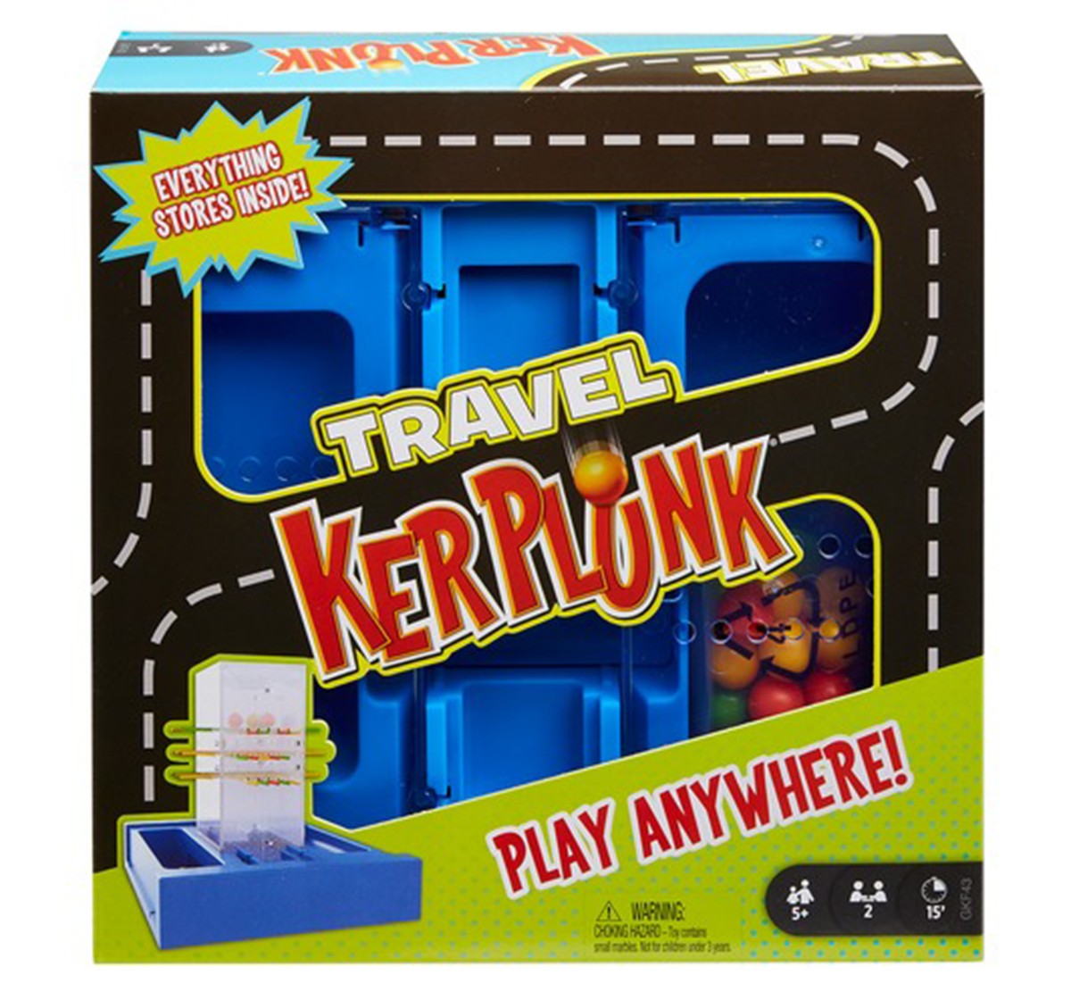Mattel Games Travel Kerplunk,  6Y+ (Multicolor)