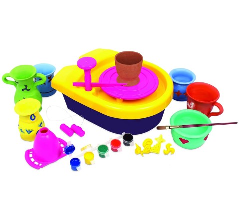 Handycrafts Pottery Wheel Plastic Multicolour 7Y+