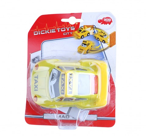 Simba Dickie Free Wheel Mad Taxi Yellow 3Y+