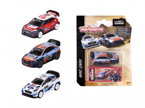 Majorette WRC Vehicle Toy for Kids, Assorted, 3Y+ (Multicolor)