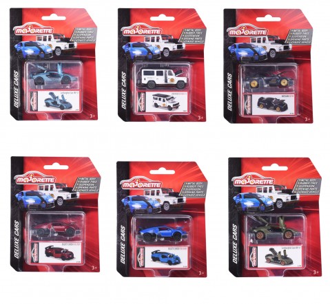 Majorette Deluxe 6, Diecast Vehicle, Collectible Model For Kids, 3Y+, Assorted