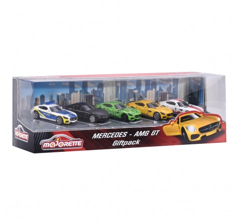 Majorette Mercedes AMG 5 Pcs Giftpack for Kids, 3Y+ (Multicolor)