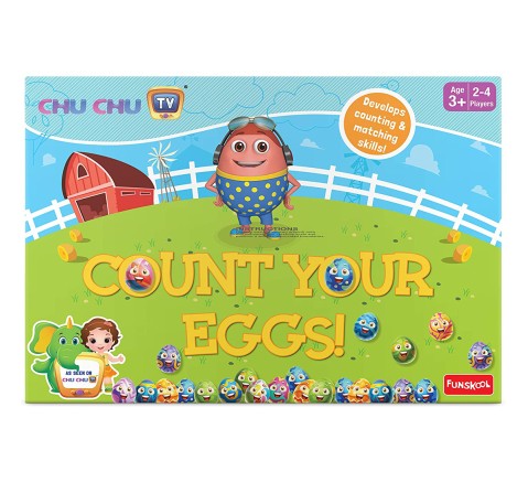 Chu Chu To Count Your Eggs Plastic Multicolour 3Y+