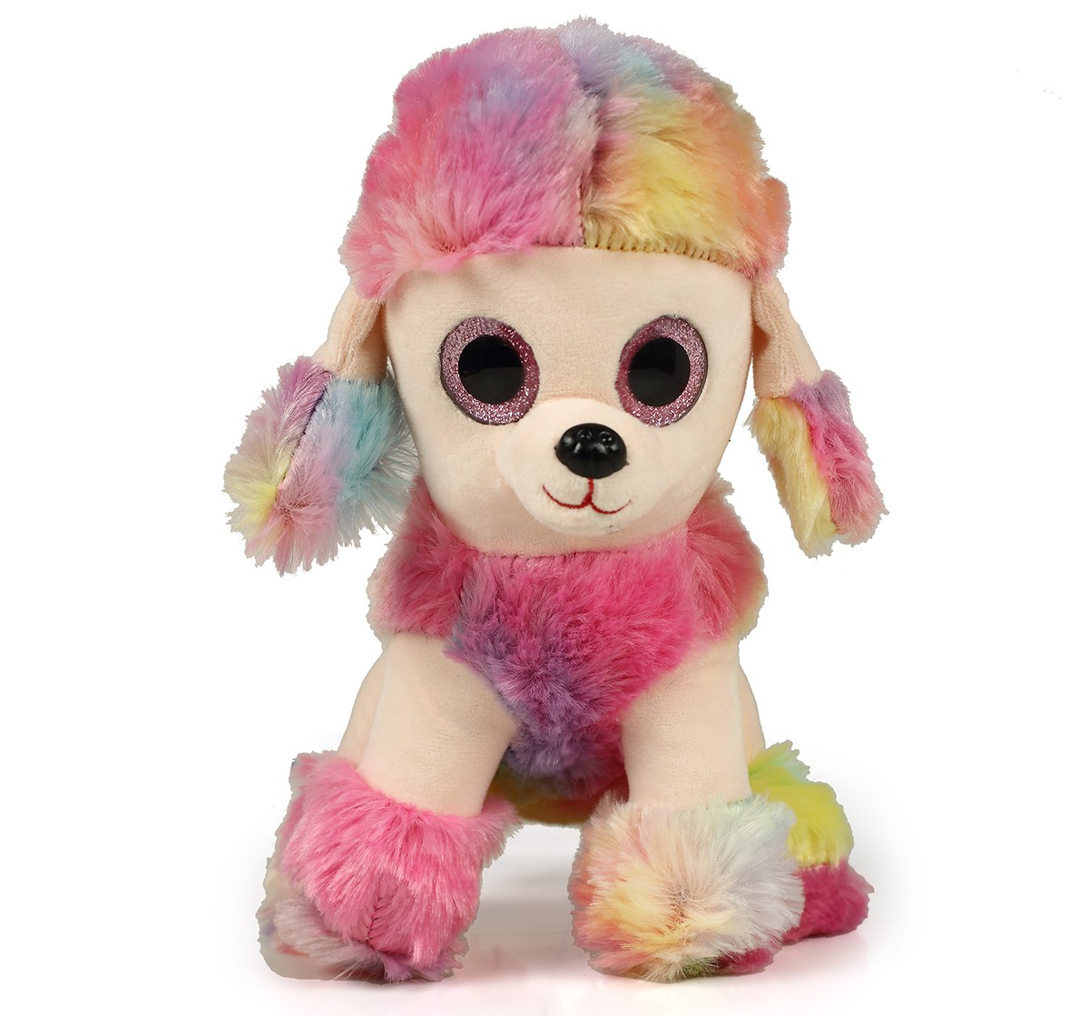 Soft Buddies Colorful Poodle 20Cm,  9M+ (Multicolor)