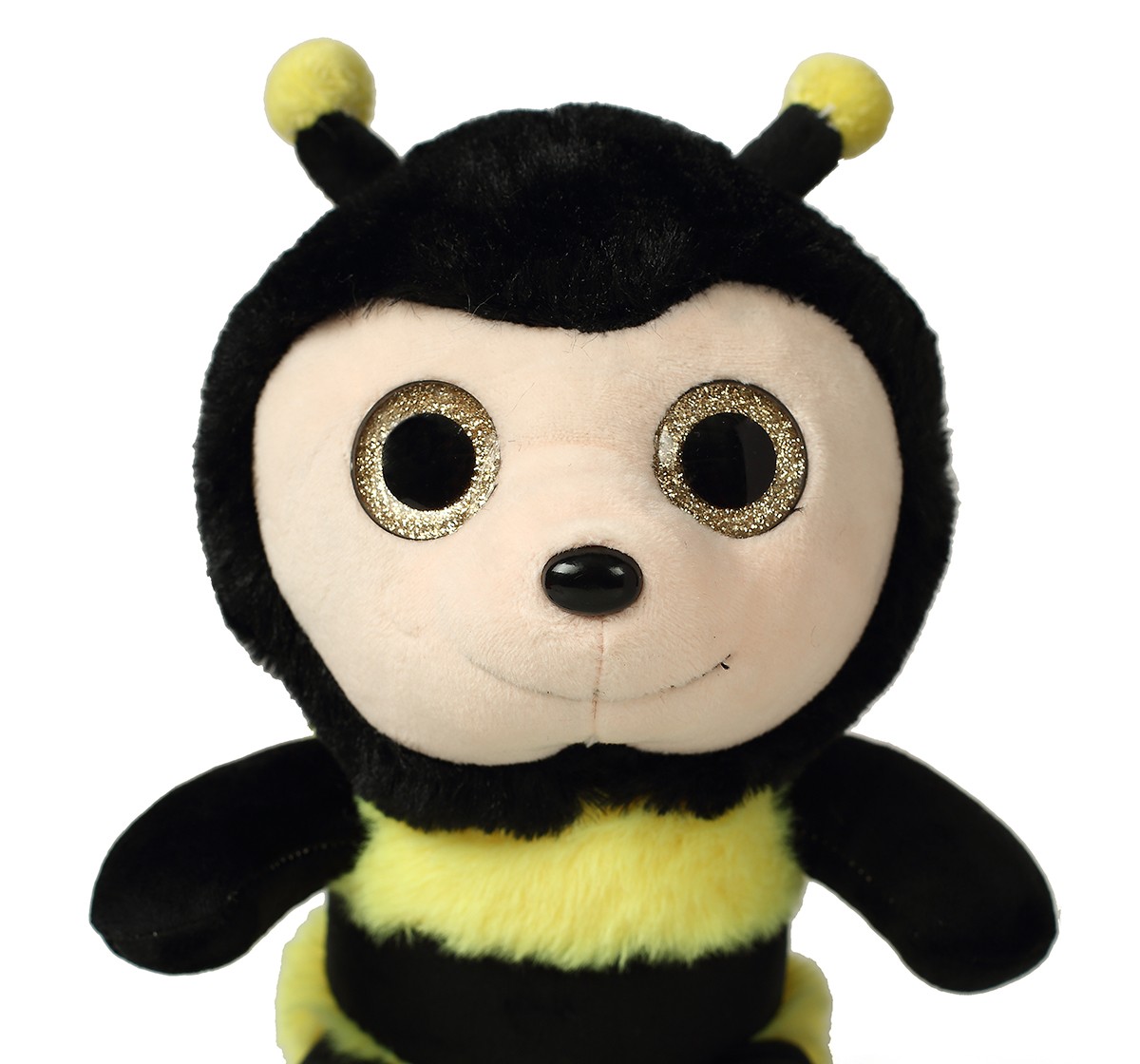 Soft Buddies Big Eyes Honeybee 20Cm,  9M+ (Multicolor)
