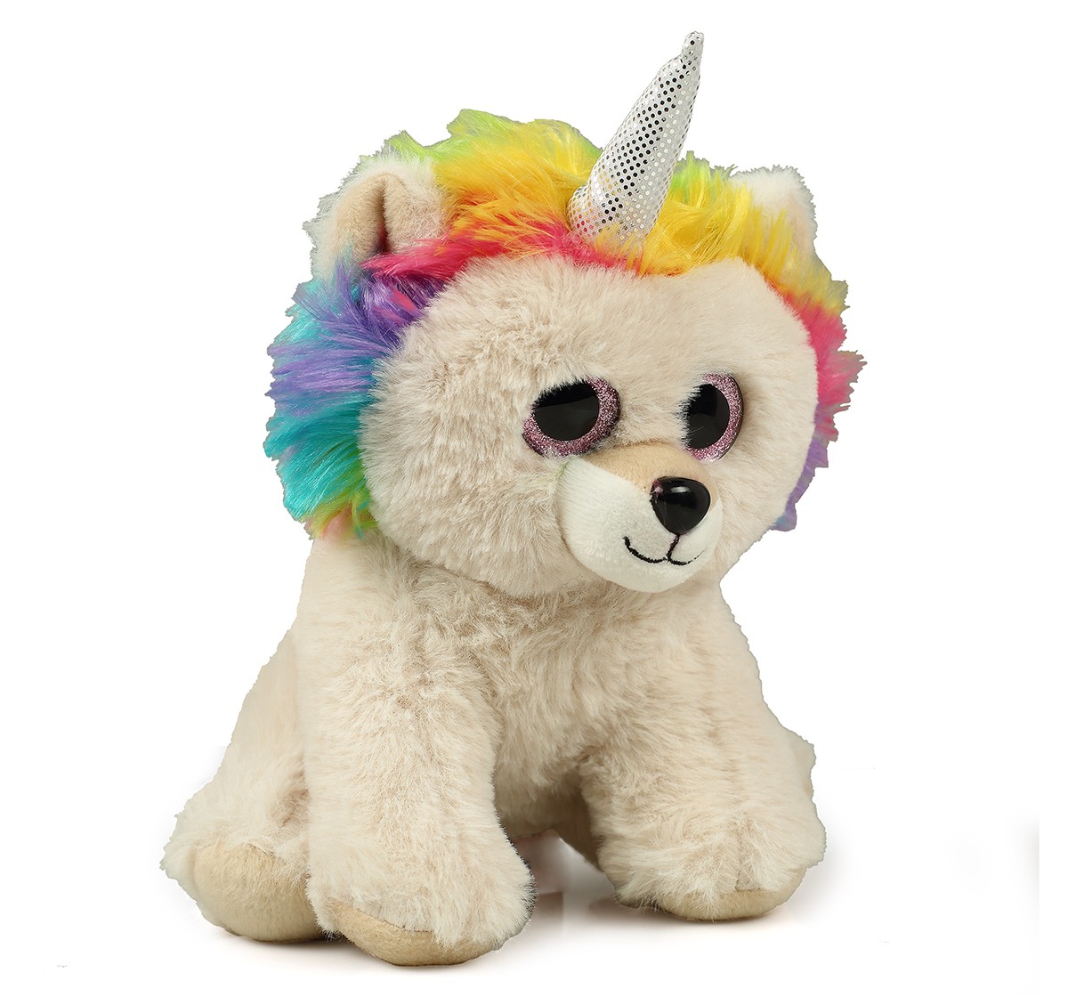 Soft Buddies Unicorn Lion 20Cm,  9M+ (Multicolor)