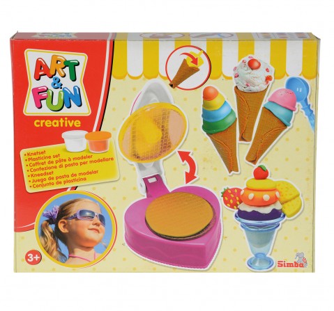 Simba Art and Fun Dough set Sweet Icecream Multicolor 3Y+
