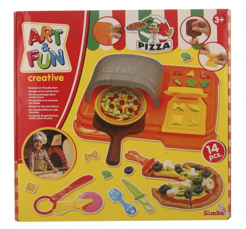 Simba Art and Fun Dough set In Pizza Carton Multicolor 3Y+