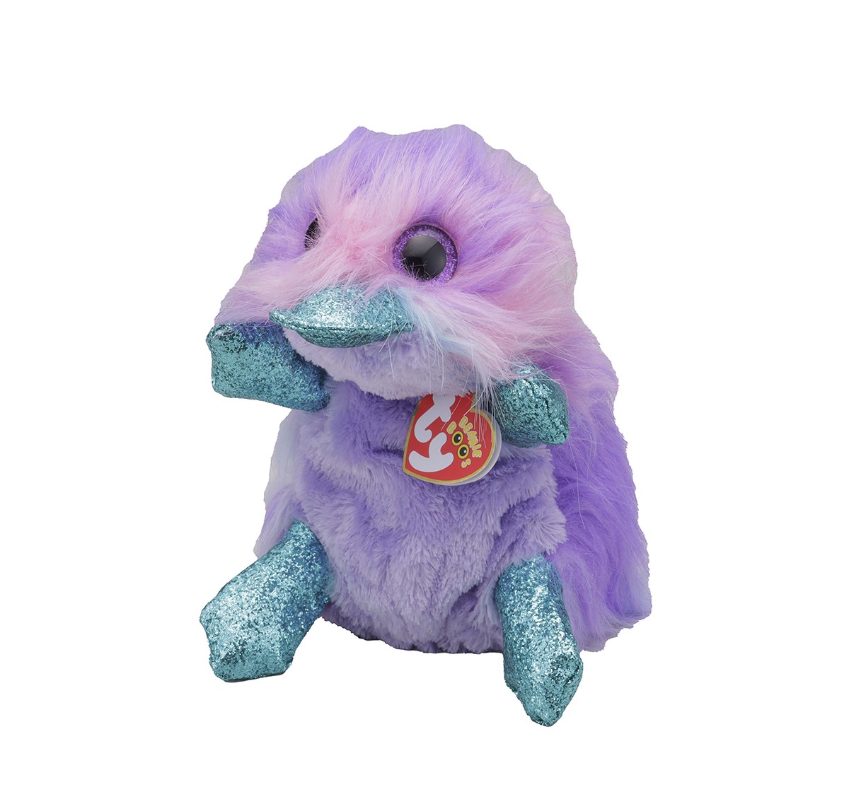 Ty ZAPPY - Purple Platypus Reg Quirky Soft Toys for Kids age 3Y+ - 15 Cm 