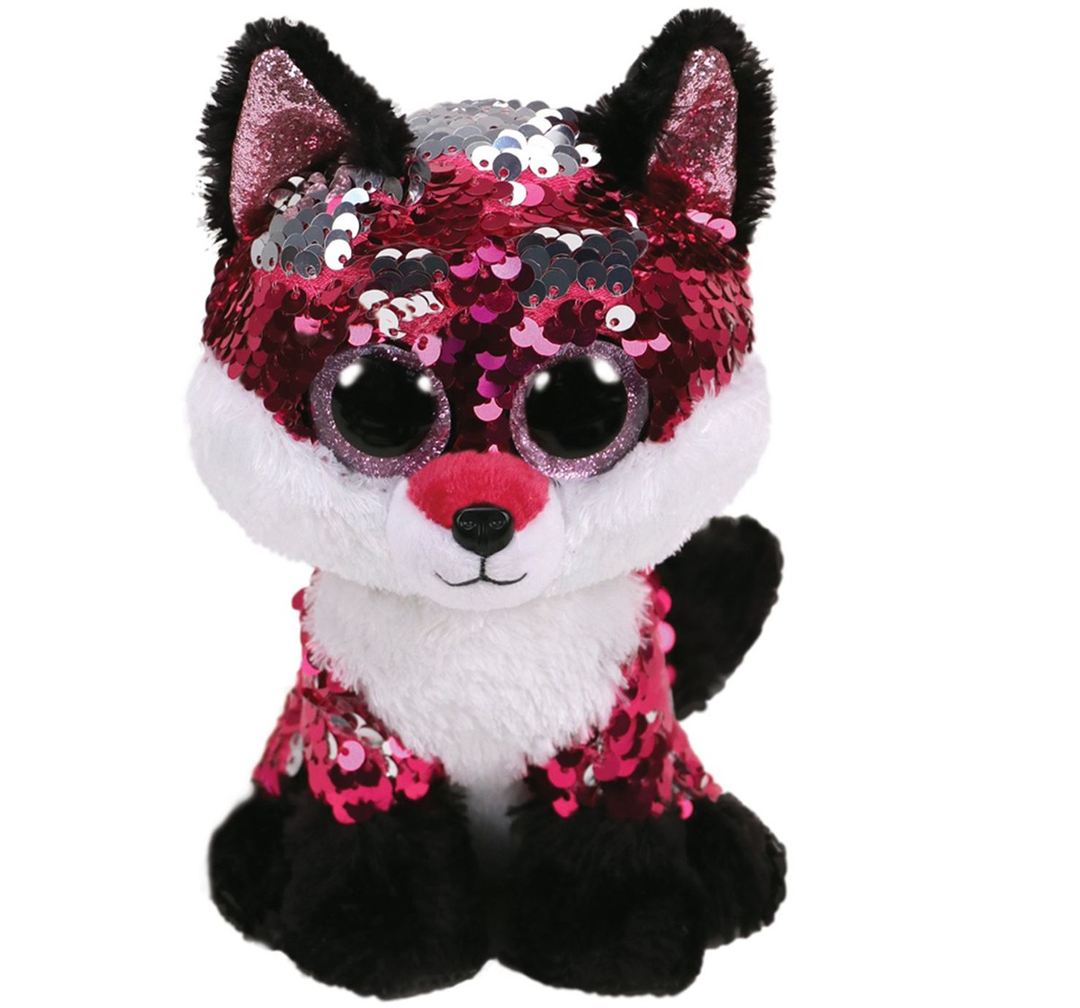 Ty JEWEL - Jewel Fox Regular Flippables Quirky Soft Toys for Kids age 3Y+ - 15 Cm 