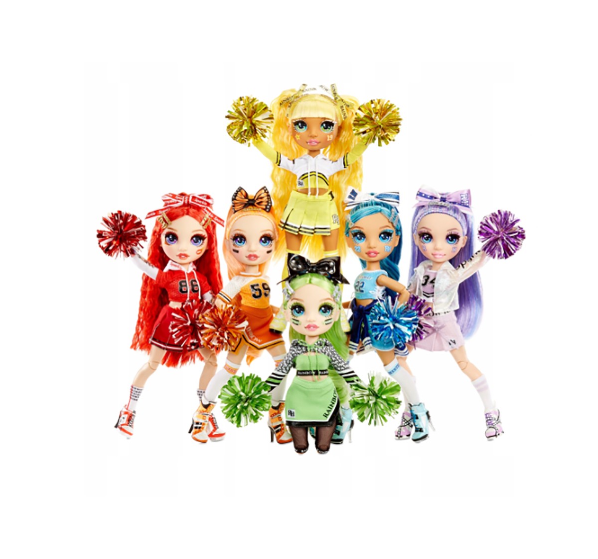 LOL Rainbow High Cheer Doll, Dolls & Accessories for age 3Y+ 
