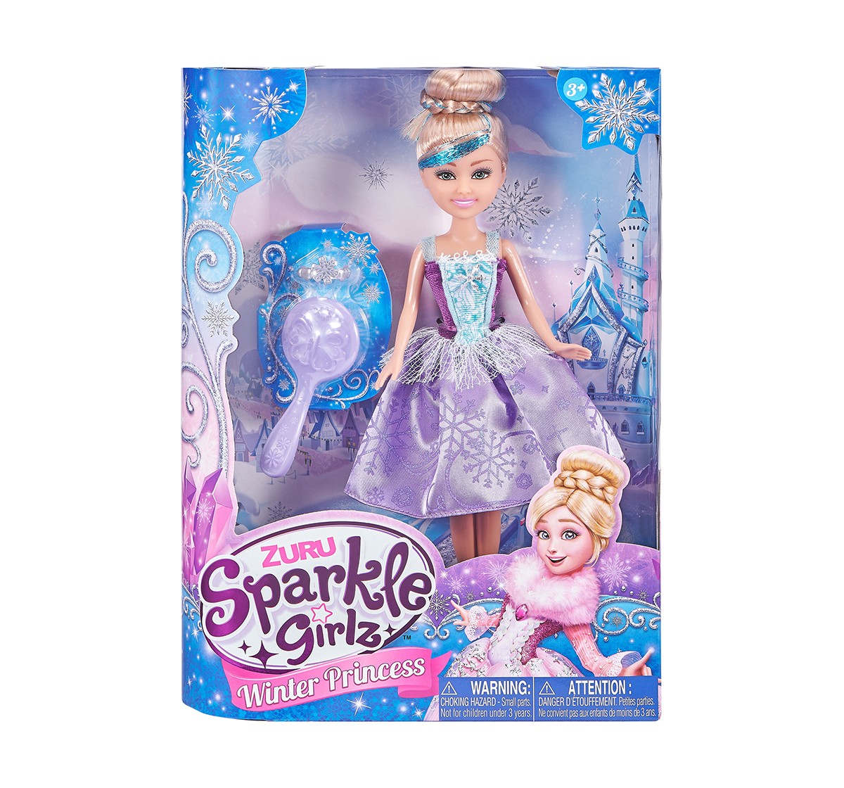 Sparkle Girlz Winter Princess  with Accessories Dolls  for age 3Y+ 