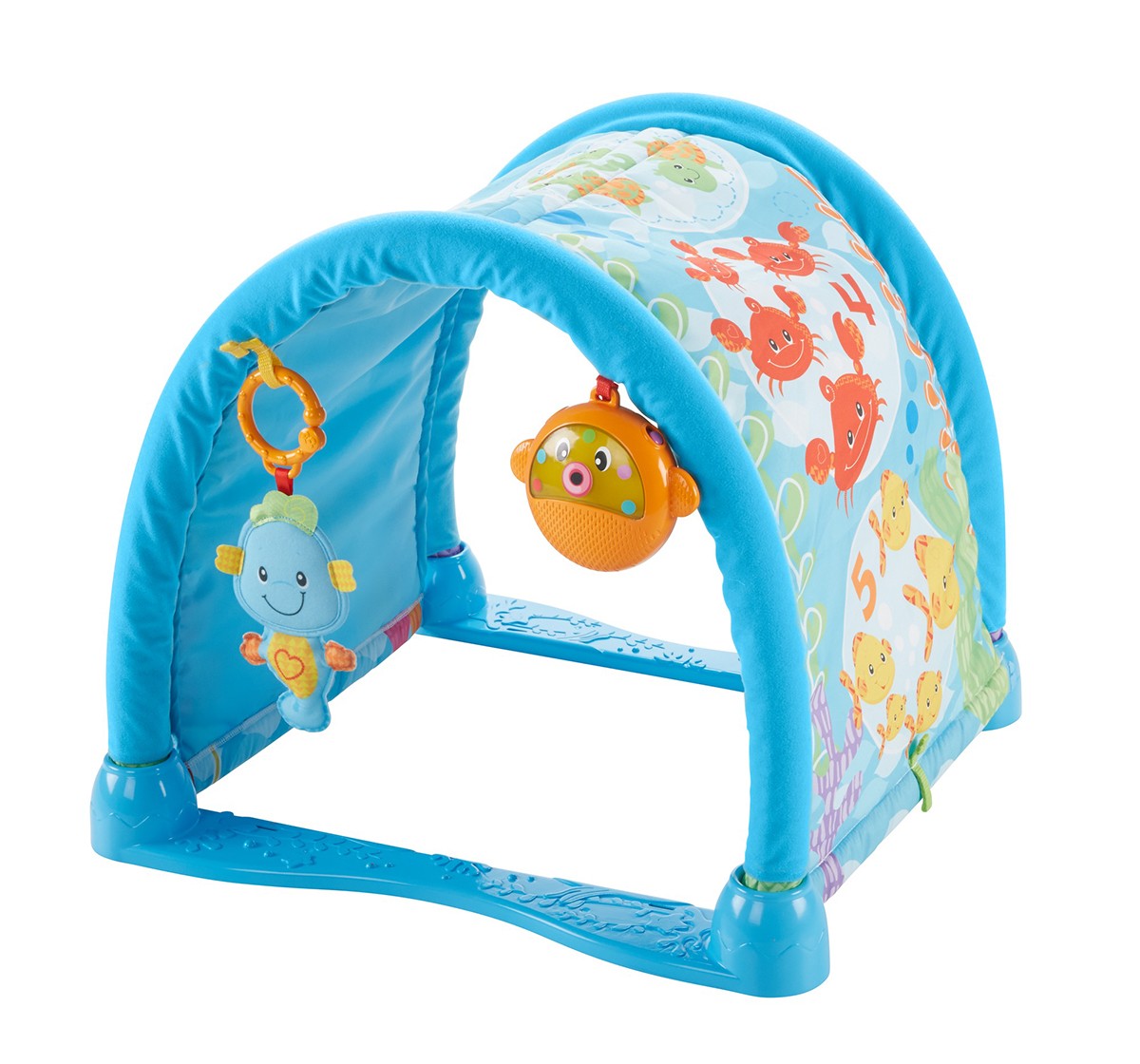 Fisher price Kick And Crawl Musical Seahorse Gym Baby Gear for Kids age 0M+ 