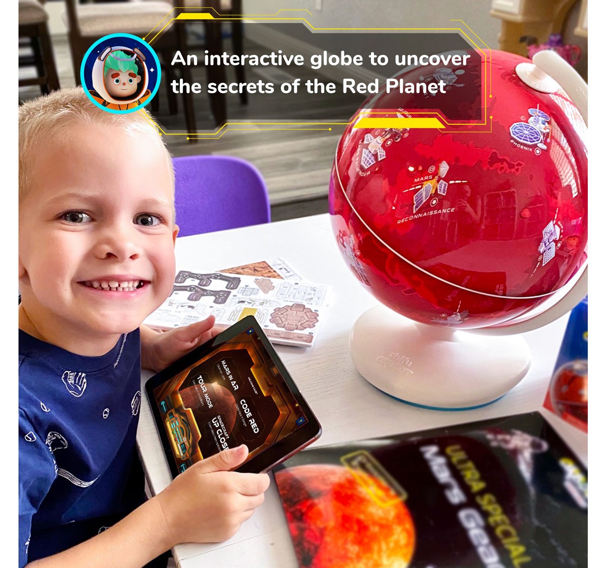Playshifu Shifu Orboot Planet Mars  Science Equipments for Kids age 4Y+ 