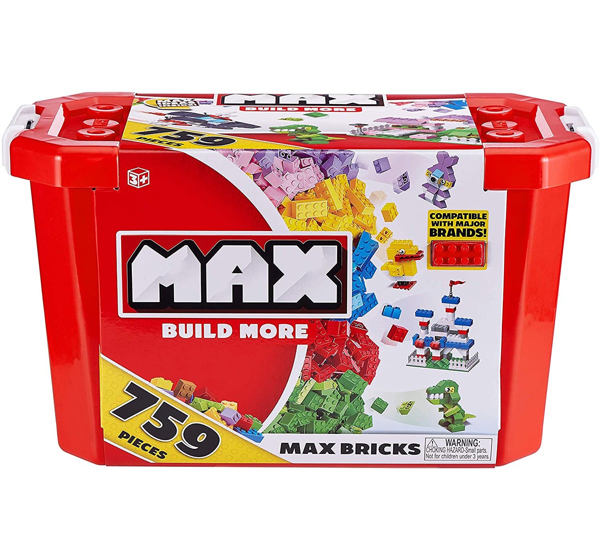 Zuru Max Build More Value Pack -759 Pcs Generic Blocks for Kids age 3Y+ 