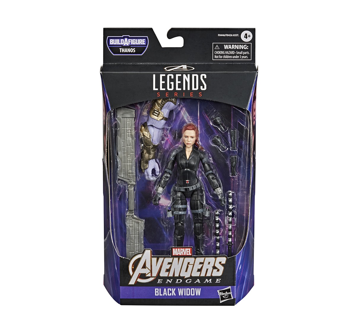 Hasbro Marvel Legends Series Avengers 6-inch Collectible Action Figure Toy Black Widow, Premium Design and 6 Accessories Action Figures for age 4Y+ 