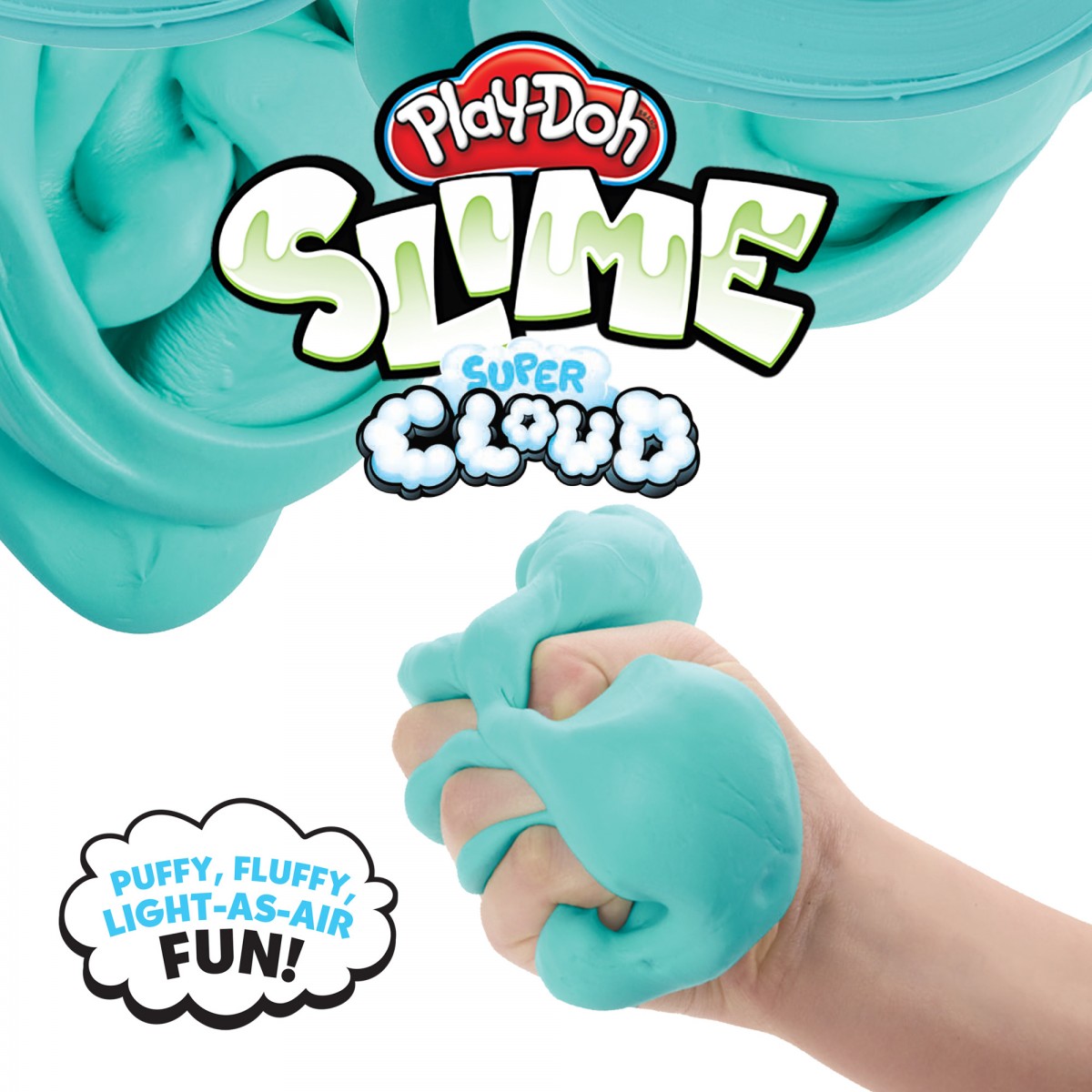 Play-Doh Super Cloud Single Can of Orange Fluffy Slime Compound Assorted, Sand, Slime & Others for Kids age 3Y+ 