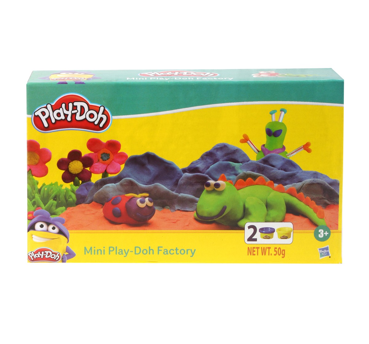 Play Doh Mini Fun Factory Toolset for Kids 3Y+, Multicolour