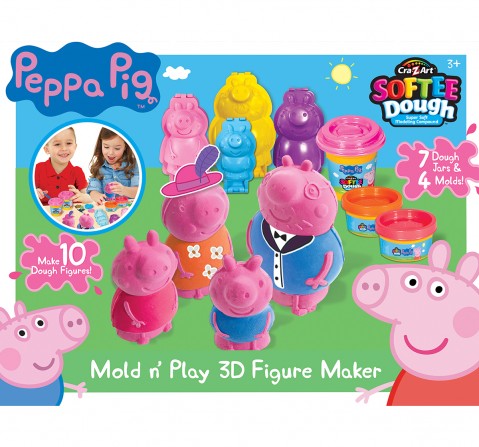 Peppa Pig Softee Dough Large Figure Maker Clay & dough for Kids age 3Y+ 