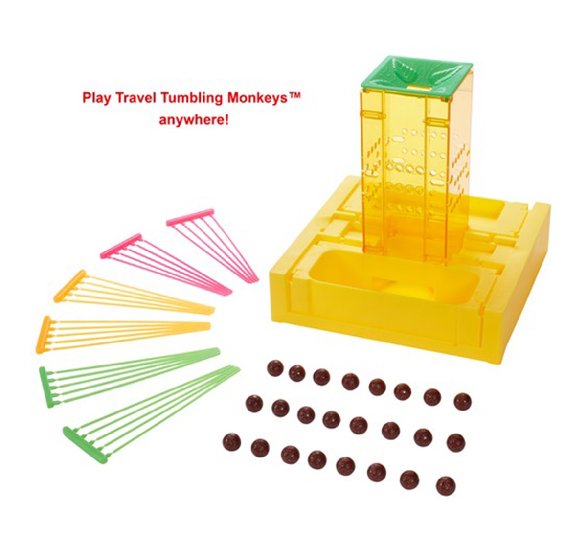 Mattel Games Travel Tumblin Monkey,  6Y+ (Multicolor)