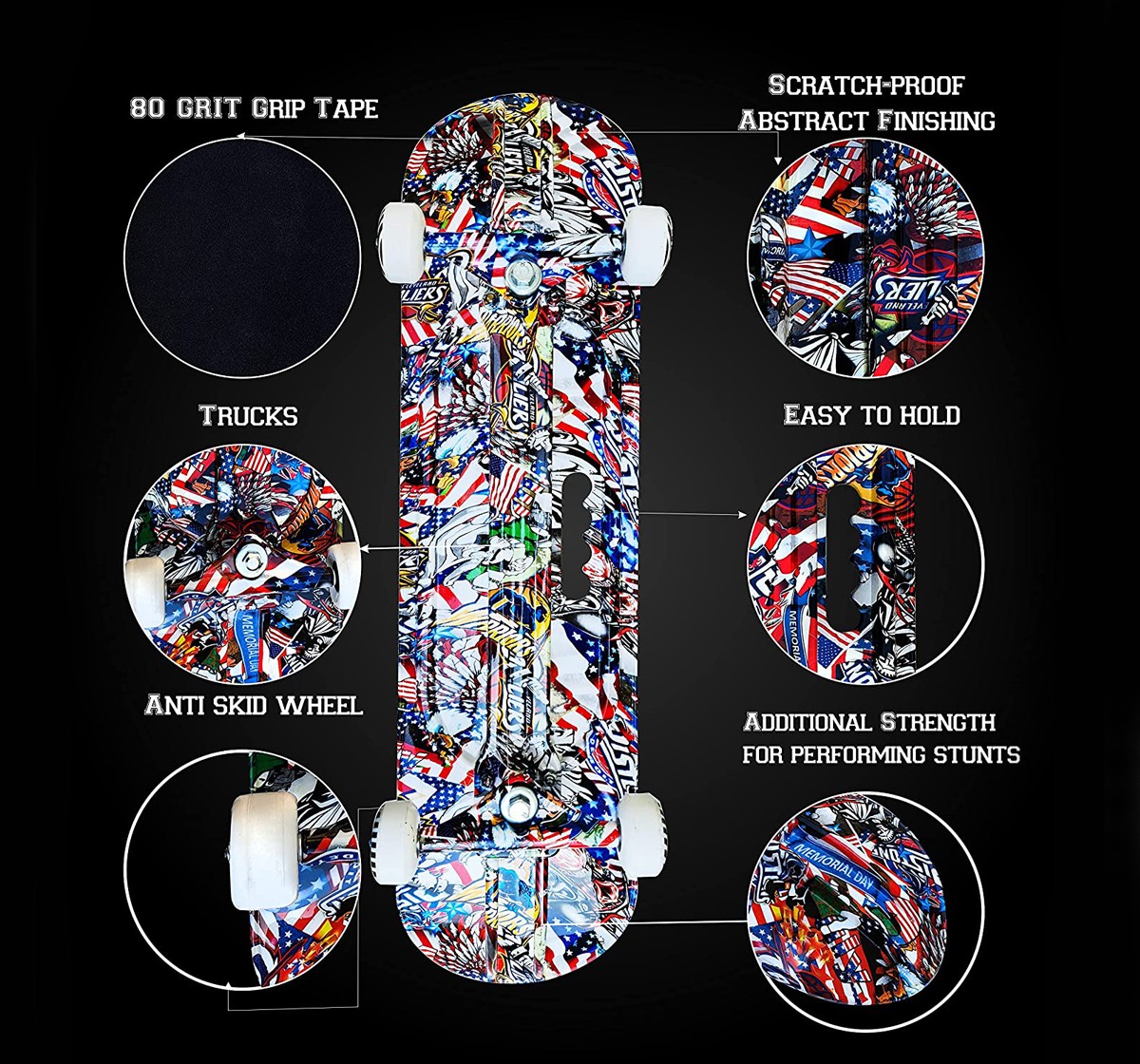 Jaspo Destructor Graffiti Fiber Skateboards Multicolor 8Y+
