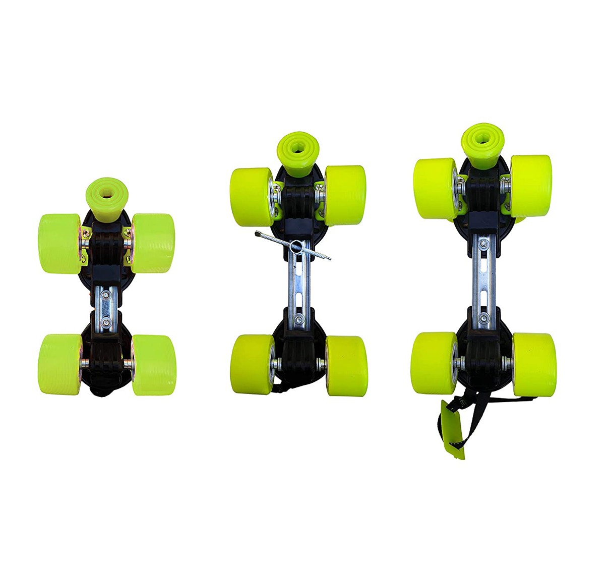 Jaspo Cruiser Senior Players Quad Adjustable Roller Skates Combo Multicolor 8Y+