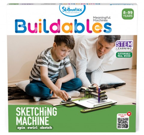 Skillmatics Buildables Sketching Machine Build & Learn Multicolor 3Y+