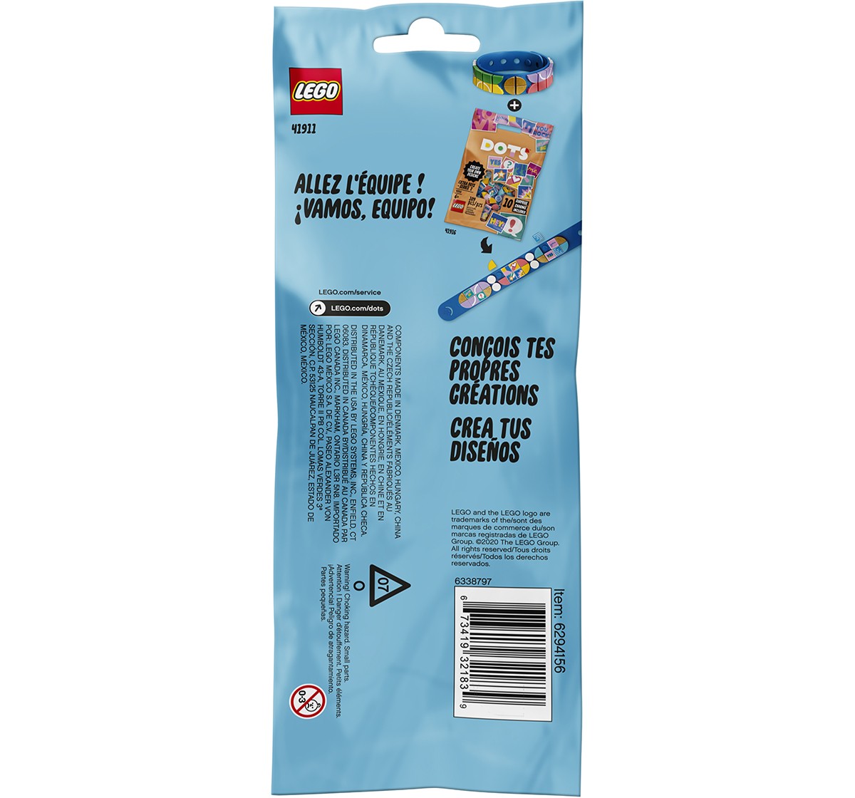 LEGO 41911 Go Team! Bracelet Lego Blocks for age 6Y+ 