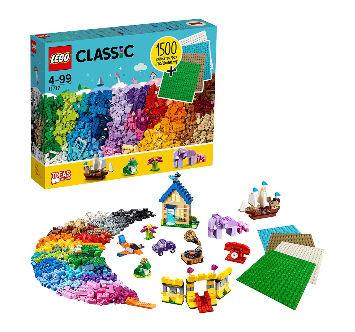 LEGO 11717 Bricks Bricks Plates Lego Blocks for Kids age 4Y+ 