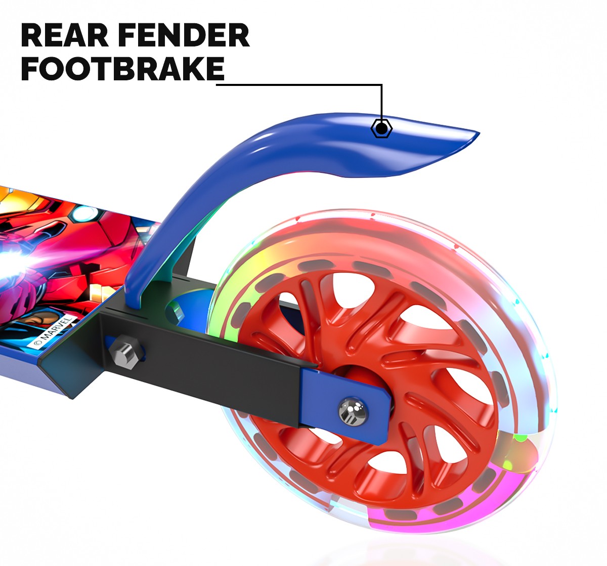 Avengers 2-Wheel Scooter for Kids age 2Y+, Blue