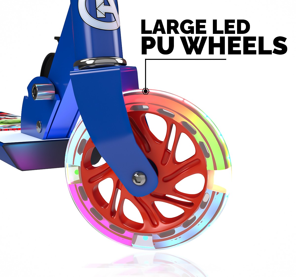 Avengers 2-Wheel Scooter for Kids age 2Y+, Blue