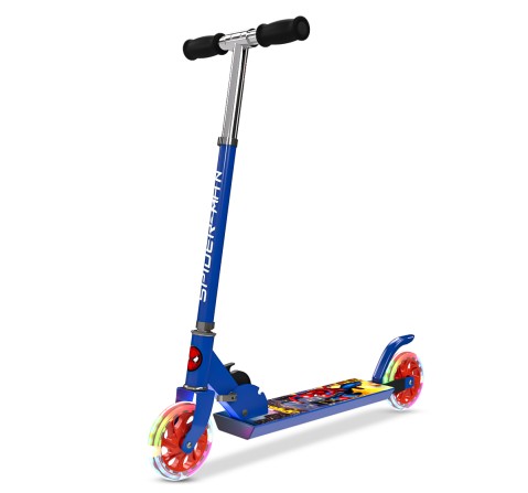 Spiderman 2 Wheel Scooter for Kids 2Y+, Blue