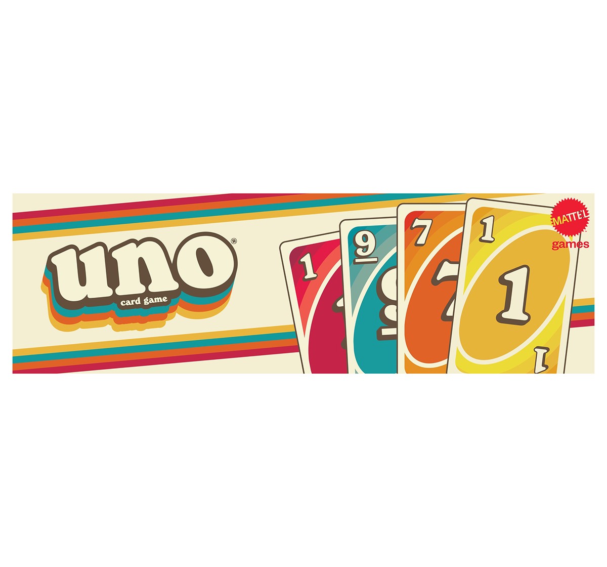 Mattel Games UNO Iconic 1970S,  7Y+ (Multicolor)