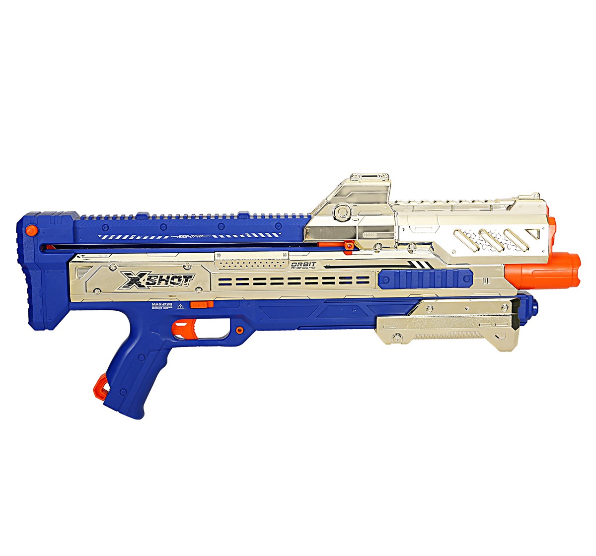 X-Shot Golden Chaos Orbit Blaster Gun 12Y+, Multicolour